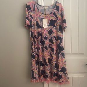 Starfish short sleeve dress